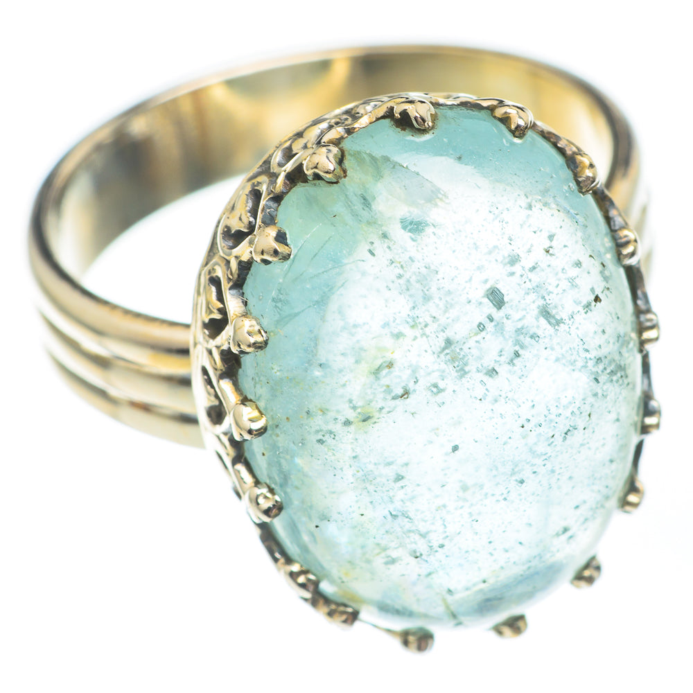 Aquamarine Rings handcrafted by Anasilvercos - RING67348