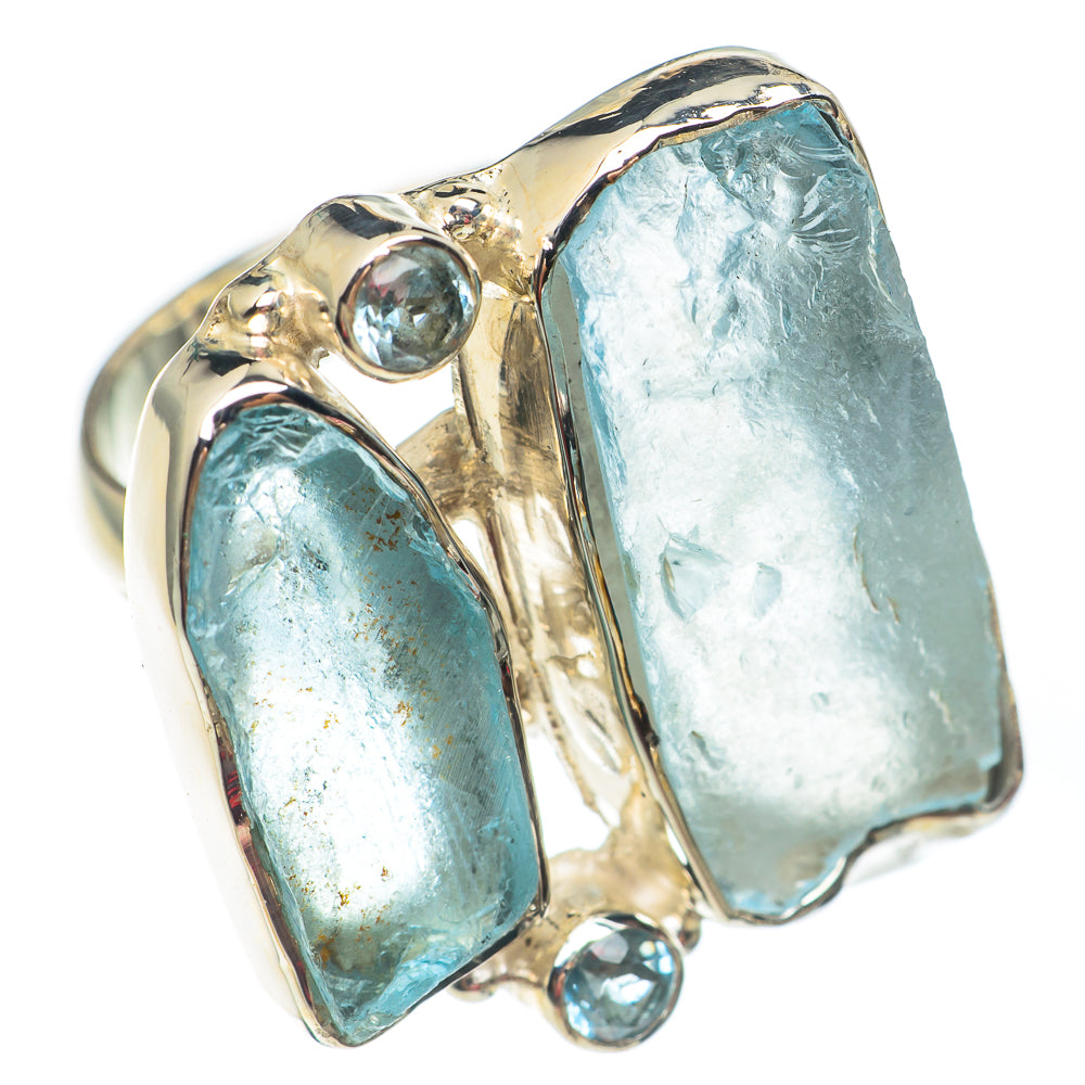 Aquamarine Rings handcrafted by Anasilvercos - RING67491
