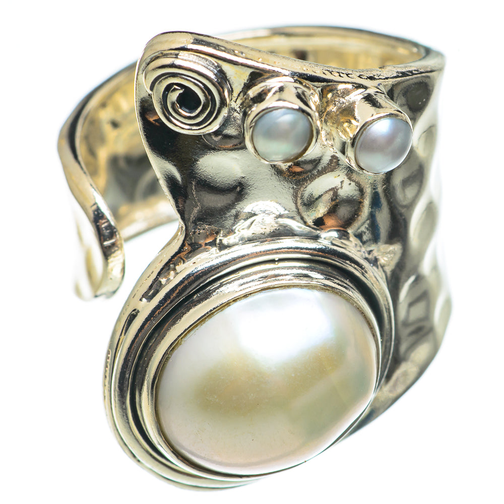 Cultured Pearl Rings handcrafted by Anasilvercos - RING69754