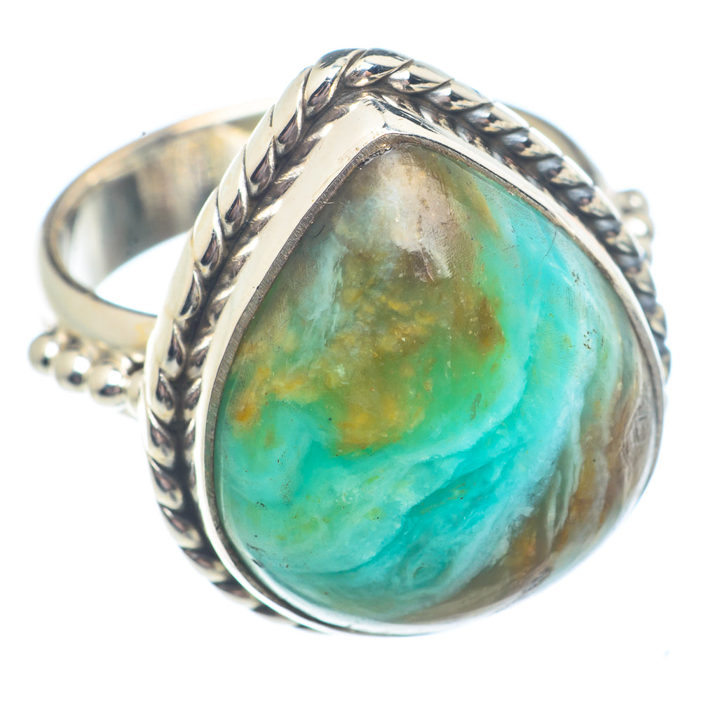 Peruvian Opal Rings handcrafted by Anasilvercos - RING71378