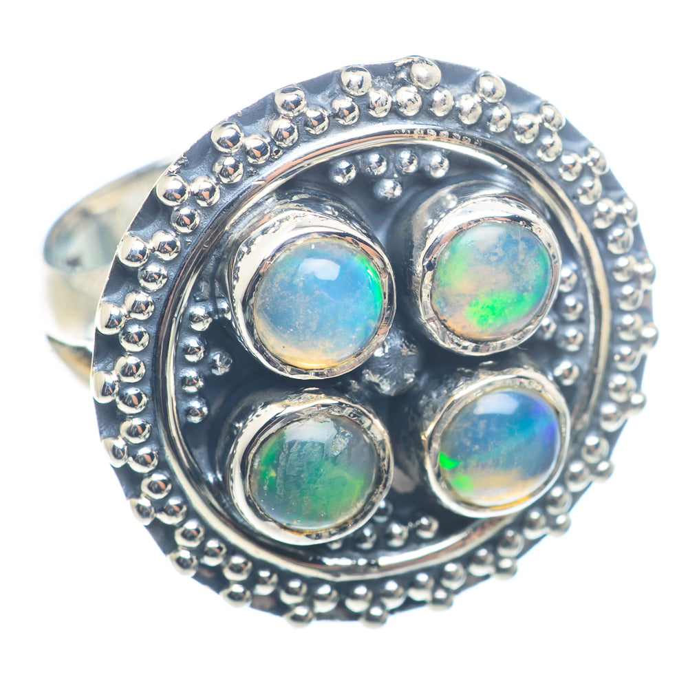 Ethiopian Opal Rings handcrafted by Anasilvercos - RING72594