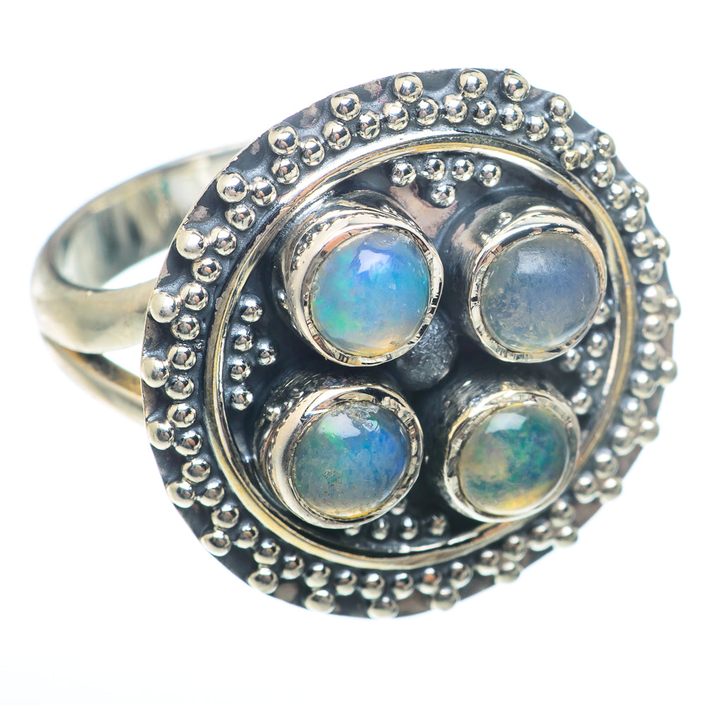 Ethiopian Opal Rings handcrafted by Anasilvercos - RING73812