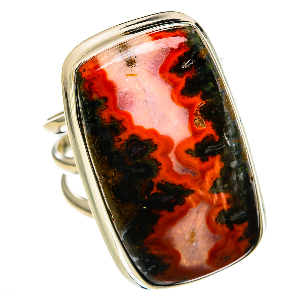 Moroccan Agate Rings handcrafted by Anasilvercos - RING78506