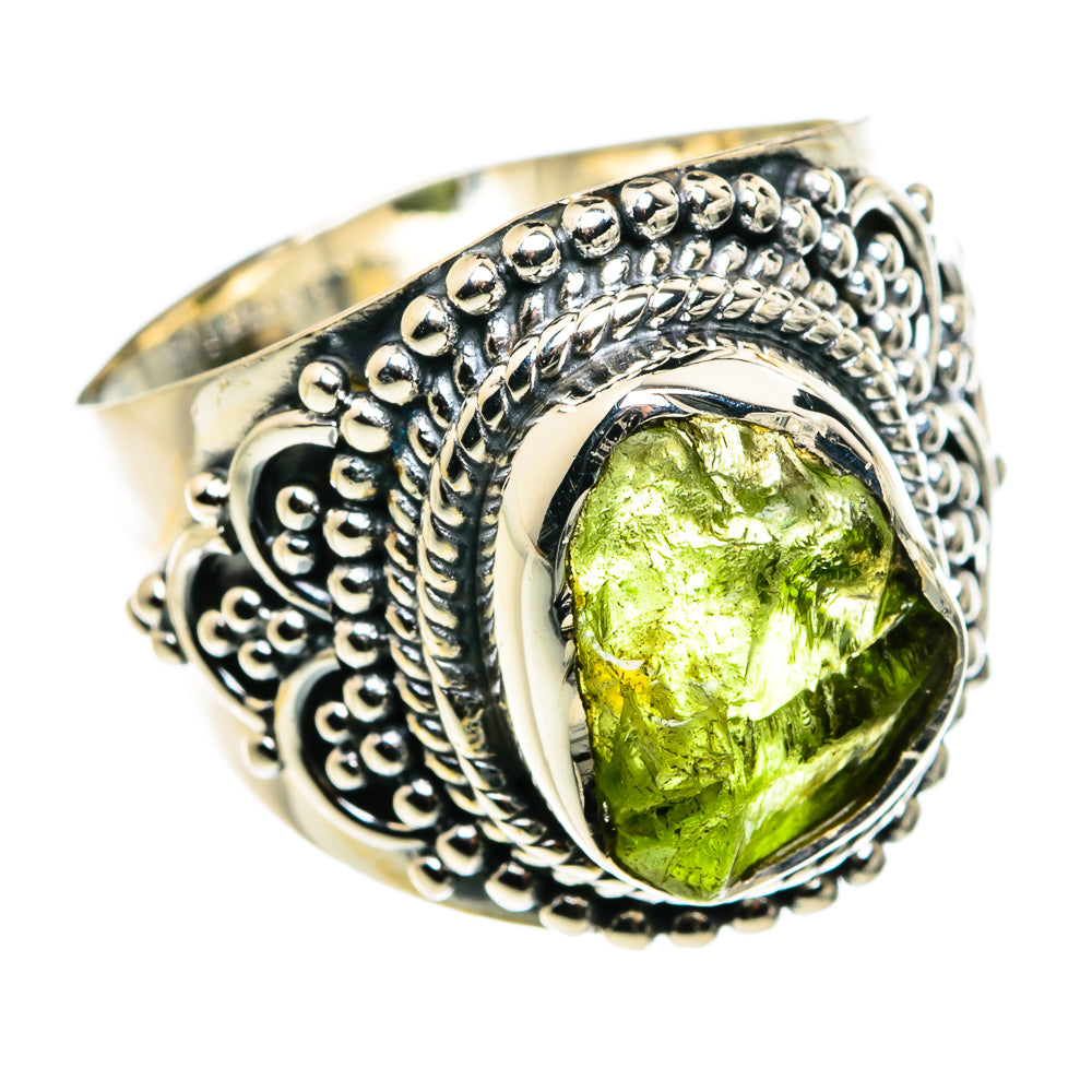Peridot Rings handcrafted by Anasilvercos - RING79753