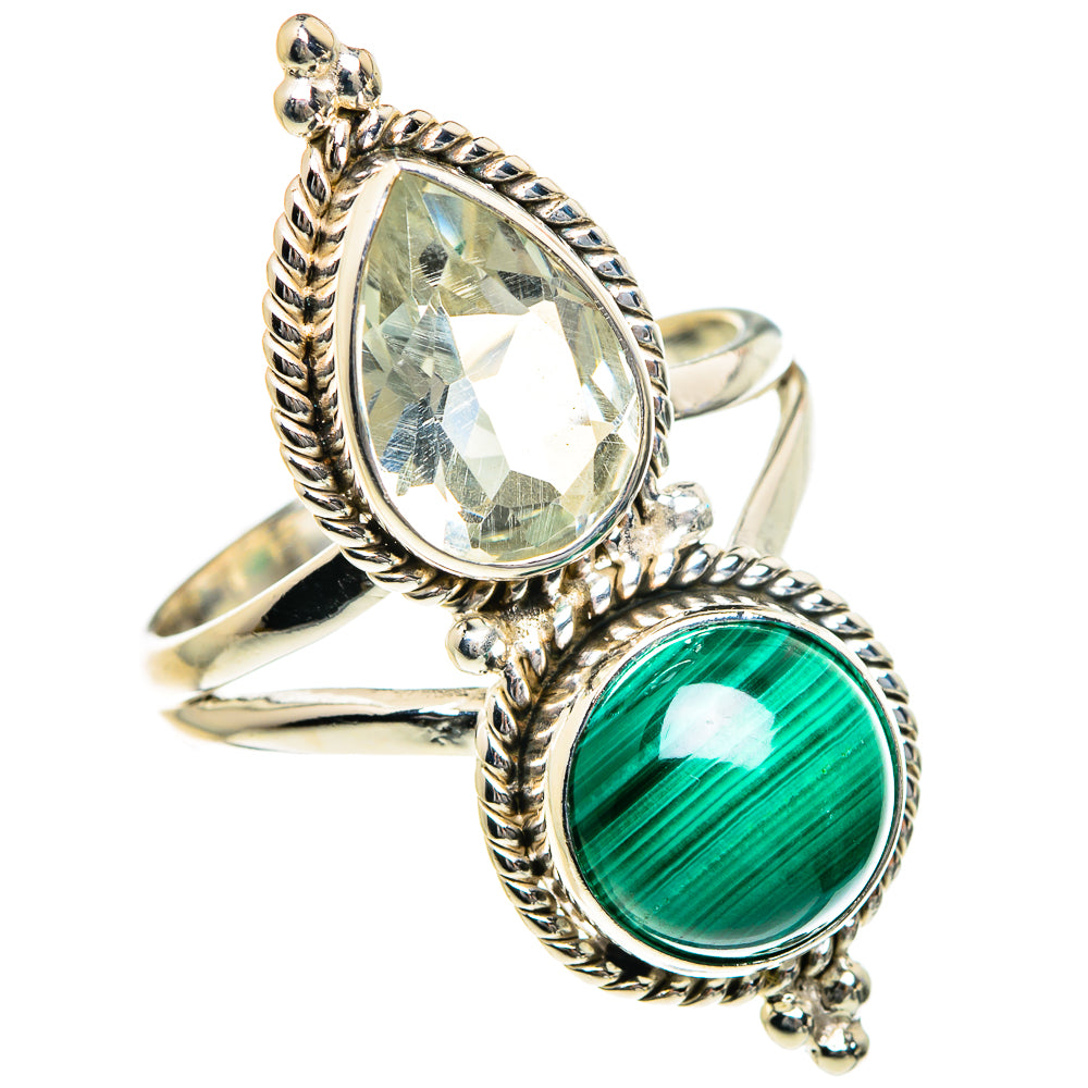 Malachite Rings handcrafted by Anasilvercos - RING84136