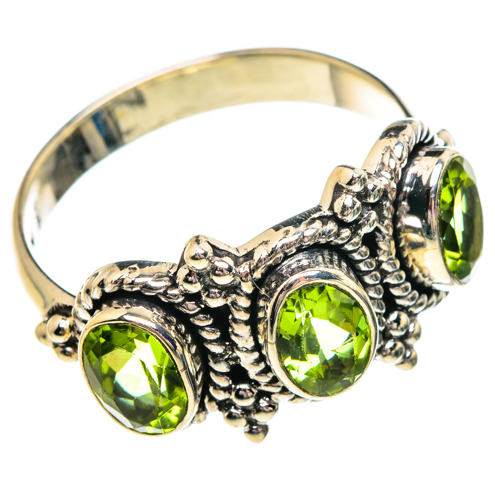 Peridot Rings handcrafted by Anasilvercos - RING84185