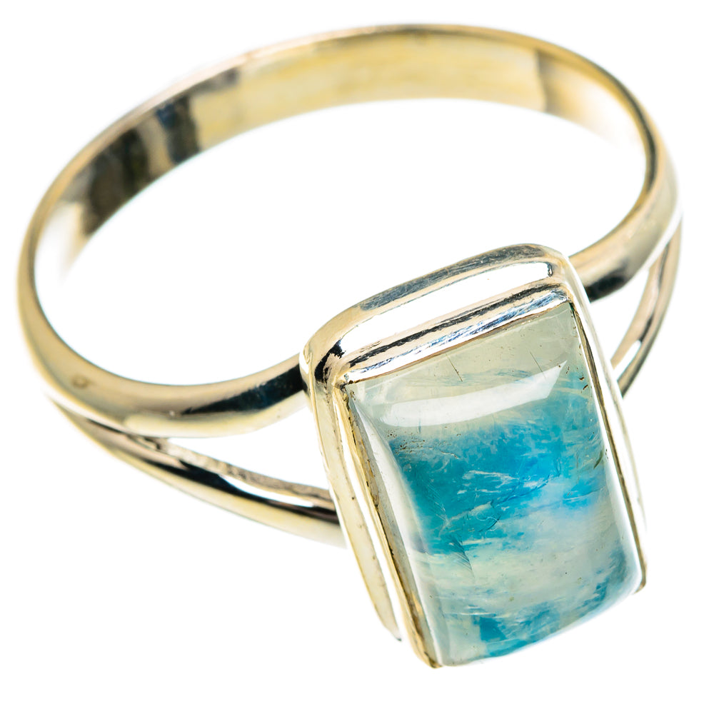 Rainbow Moonstone Rings handcrafted by Anasilvercos - RING84275 - Photo 2