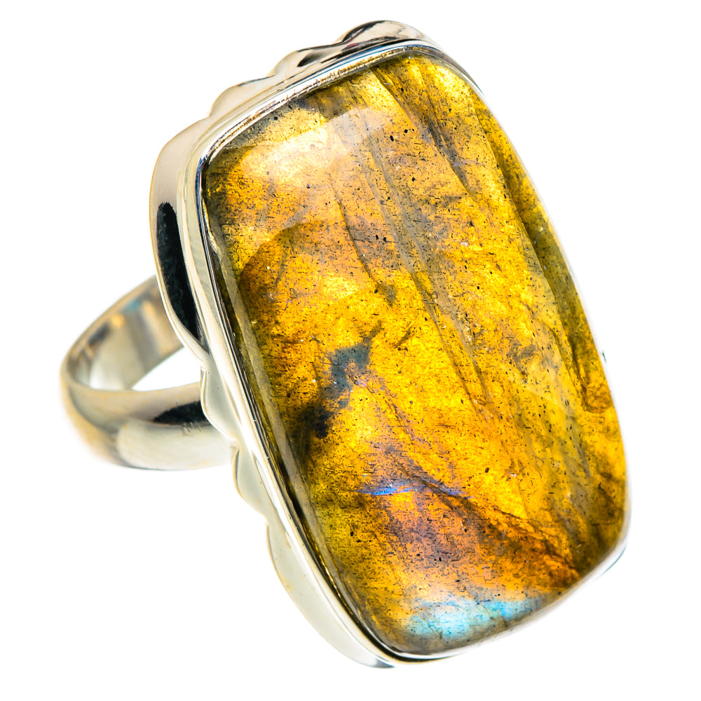 Labradorite Rings handcrafted by Anasilvercos - RING88414