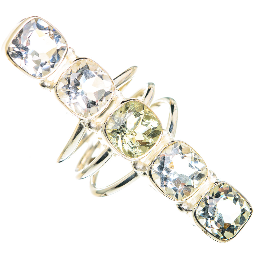 White Quartz Rings handcrafted by Anasilvercos - RING91617
