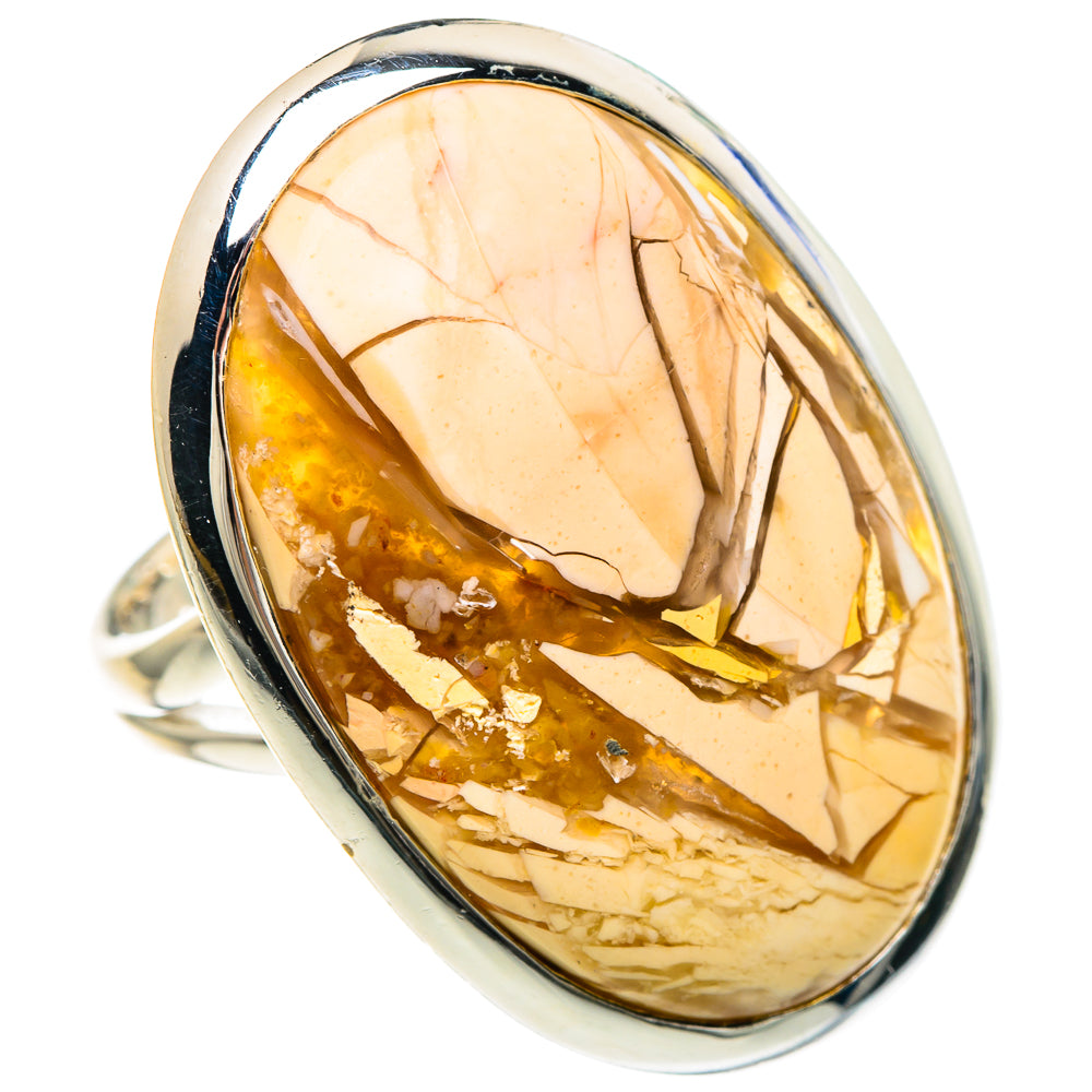 Brecciated Mookaite Rings handcrafted by Anasilvercos - RING92370