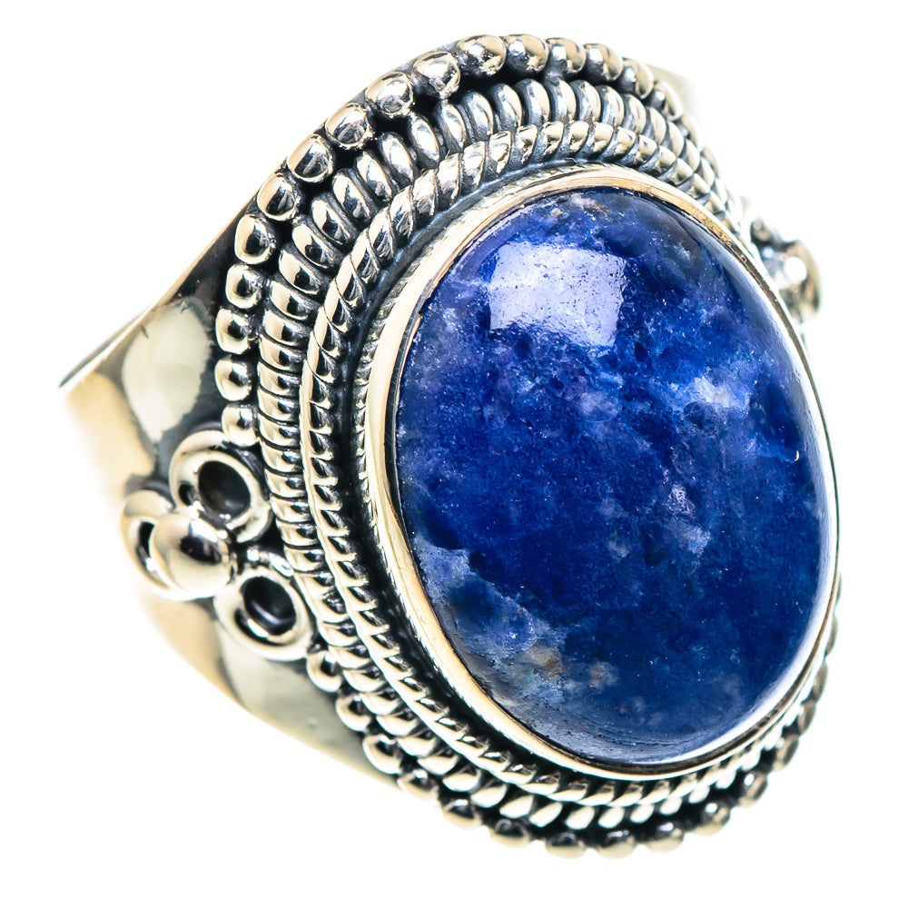 Sodalite Rings handcrafted by Anasilvercos - RING93361