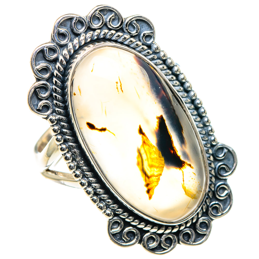 Montana Agate Rings handcrafted by Anasilvercos - RING93555