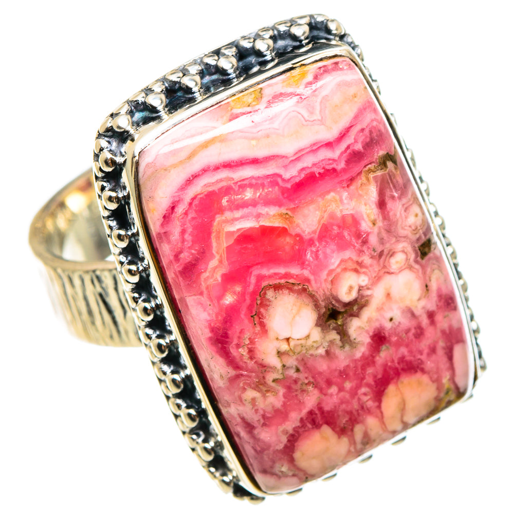Rhodochrosite Rings handcrafted by Anasilvercos - RING95444