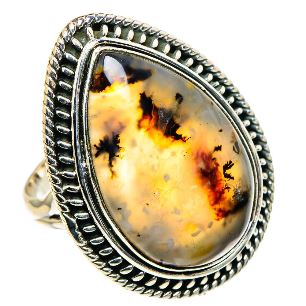 Montana Agate Rings handcrafted by Anasilvercos - RING95980 - Photo 2