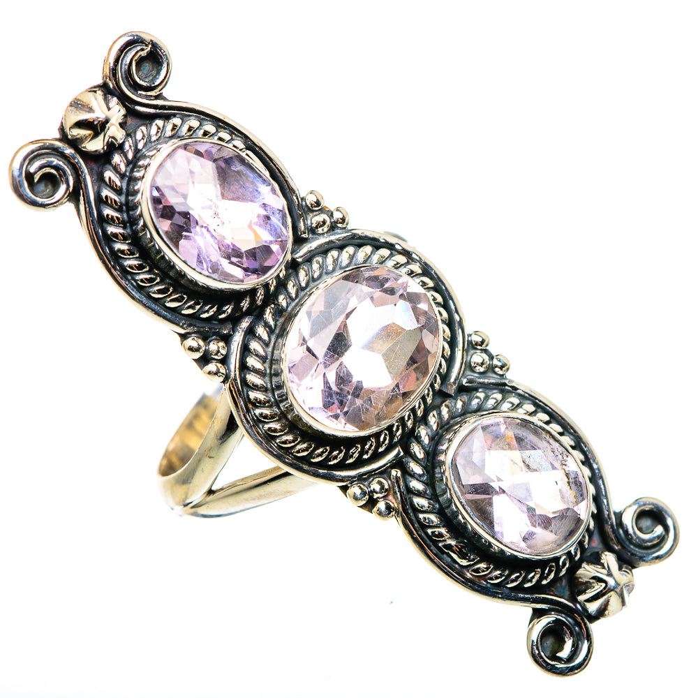 Kunzite Rings handcrafted by Anasilvercos - RING96953