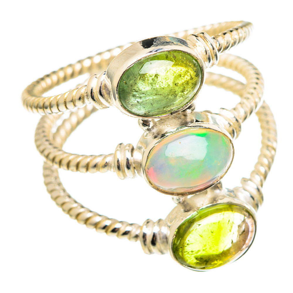 Ethiopian Opal Rings handcrafted by Anasilvercos - RING97335