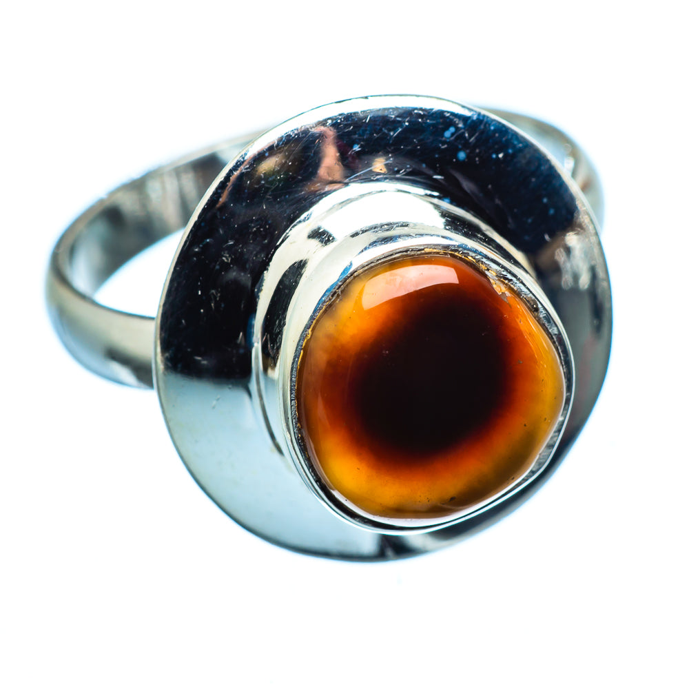 Mexican Fire Agate Rings handcrafted by Anasilvercos - RING974481