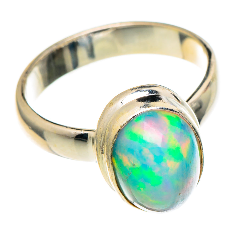 Ethiopian Opal Rings handcrafted by Anasilvercos - RING98172