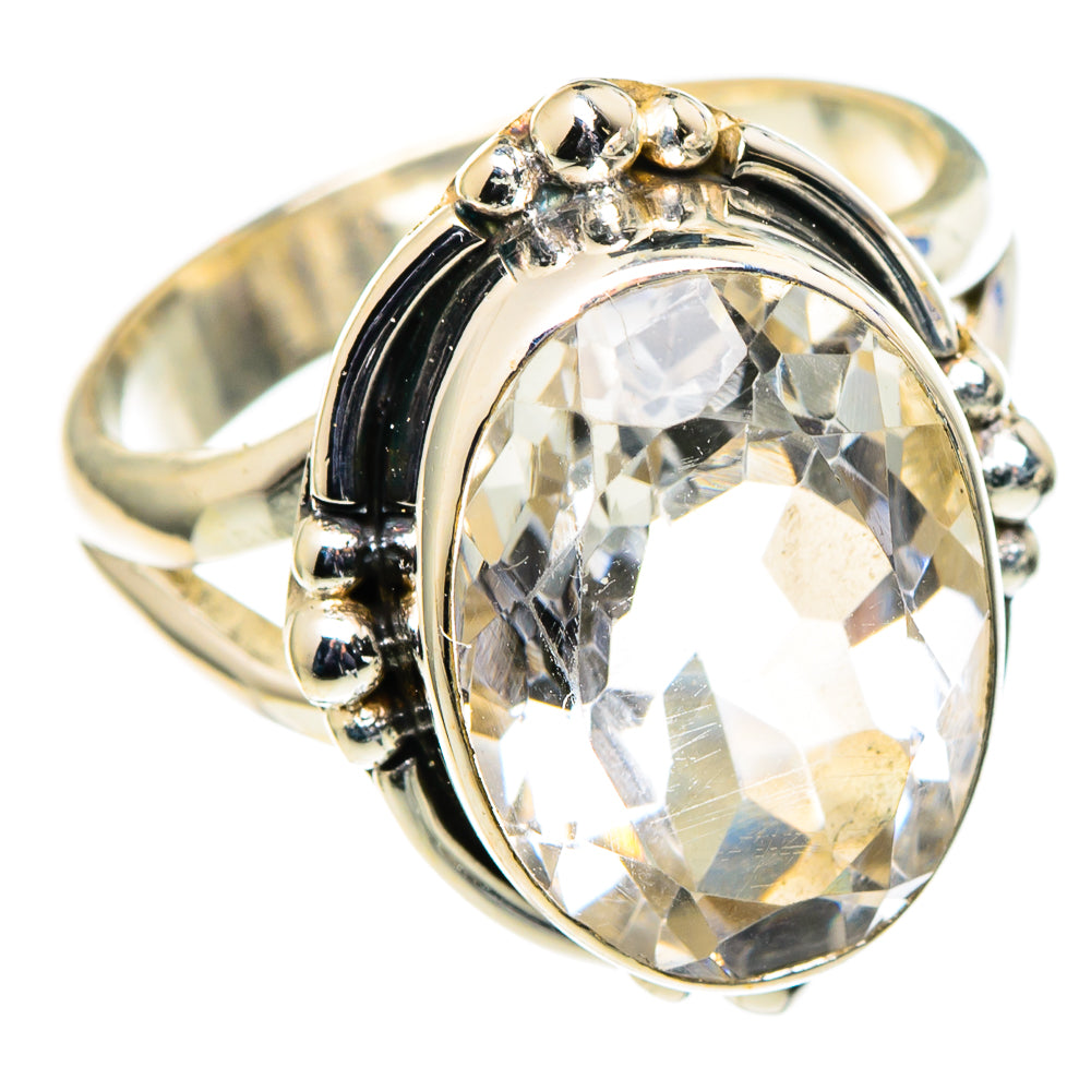White Quartz Rings handcrafted by Anasilvercos - RING98717