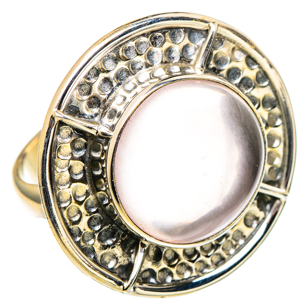 Rose Quartz Rings handcrafted by Anasilvercos - RING98829