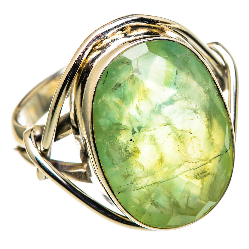 Prehnite Rings handcrafted by Anasilvercos - RING98863