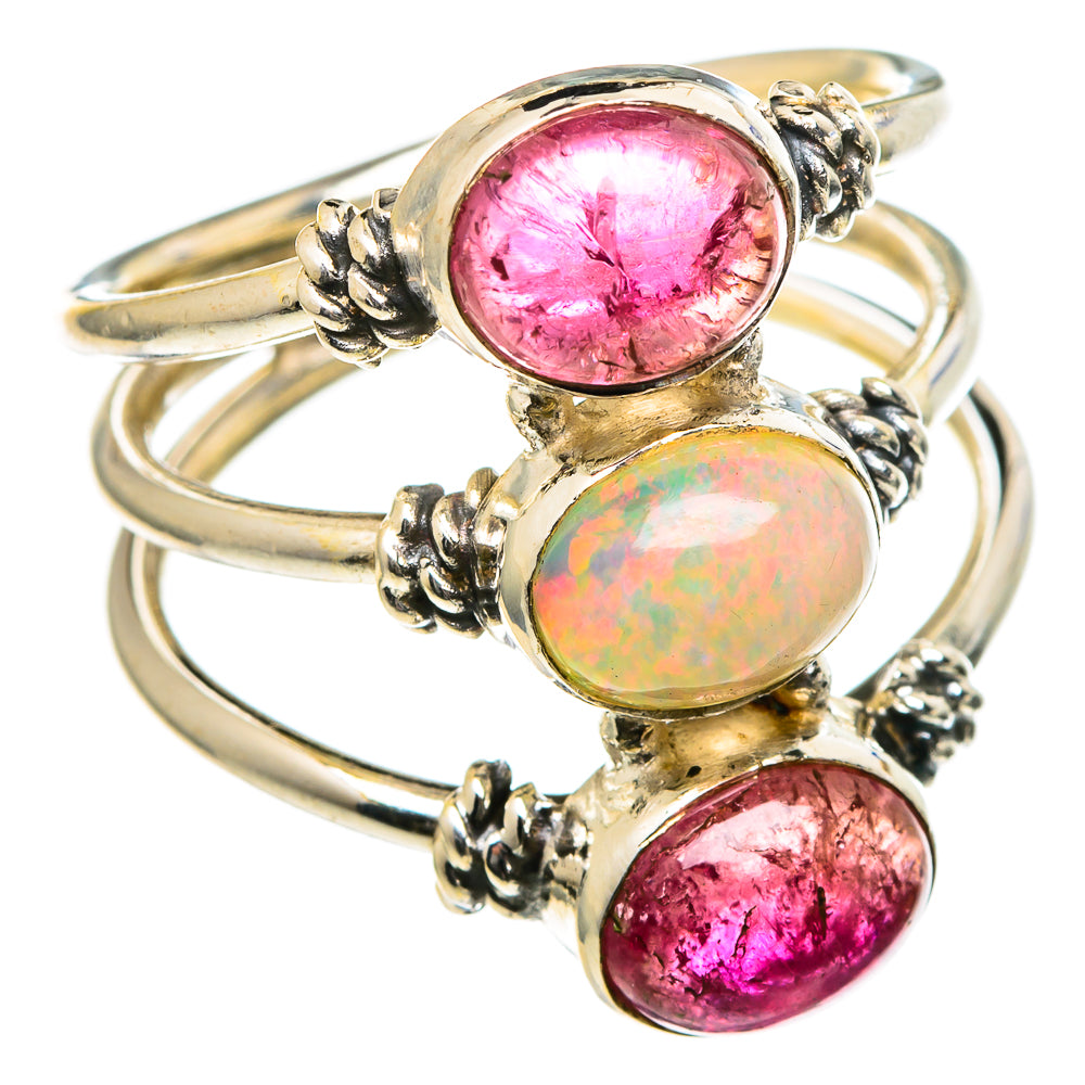 Ethiopian Opal Rings handcrafted by Anasilvercos - RING98984