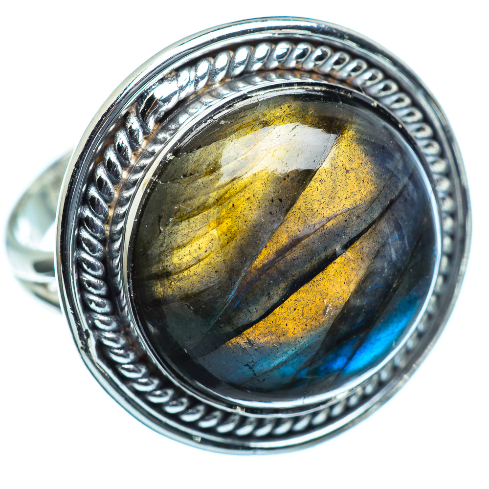 Labradorite Rings handcrafted by Anasilvercos - RING998277