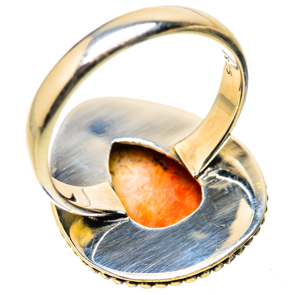 Spiny Oyster Turquoise Ring Size 8.25 (925 Sterling Silver) RING134789