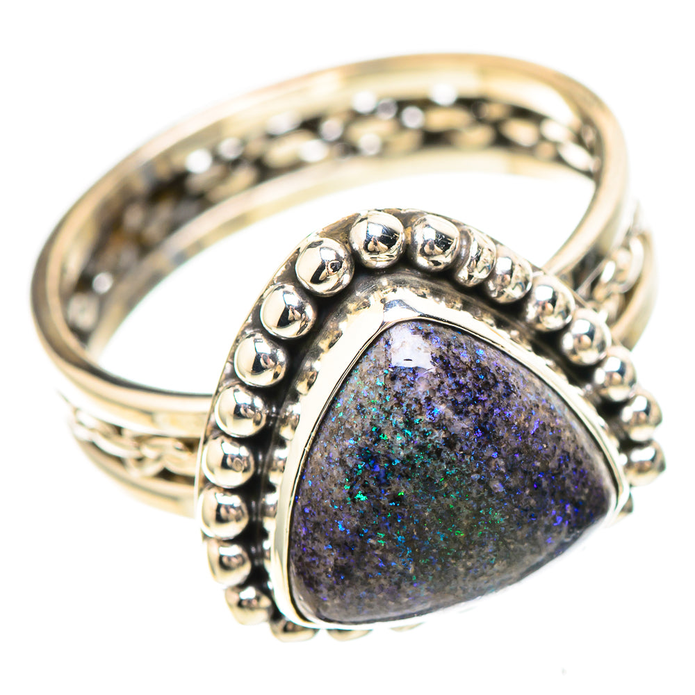 Andamooka Opal 925 Sterling Silver Ring Size 8 (925 Sterling Silver) RING137193