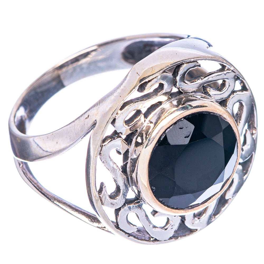 Black Onyx Ring Size 8 (925 Sterling Silver) R147114