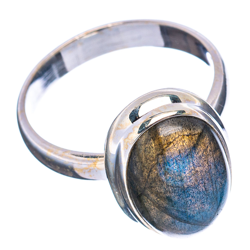 Labradorite Ring Size 8 (.925 Sterling Silver)