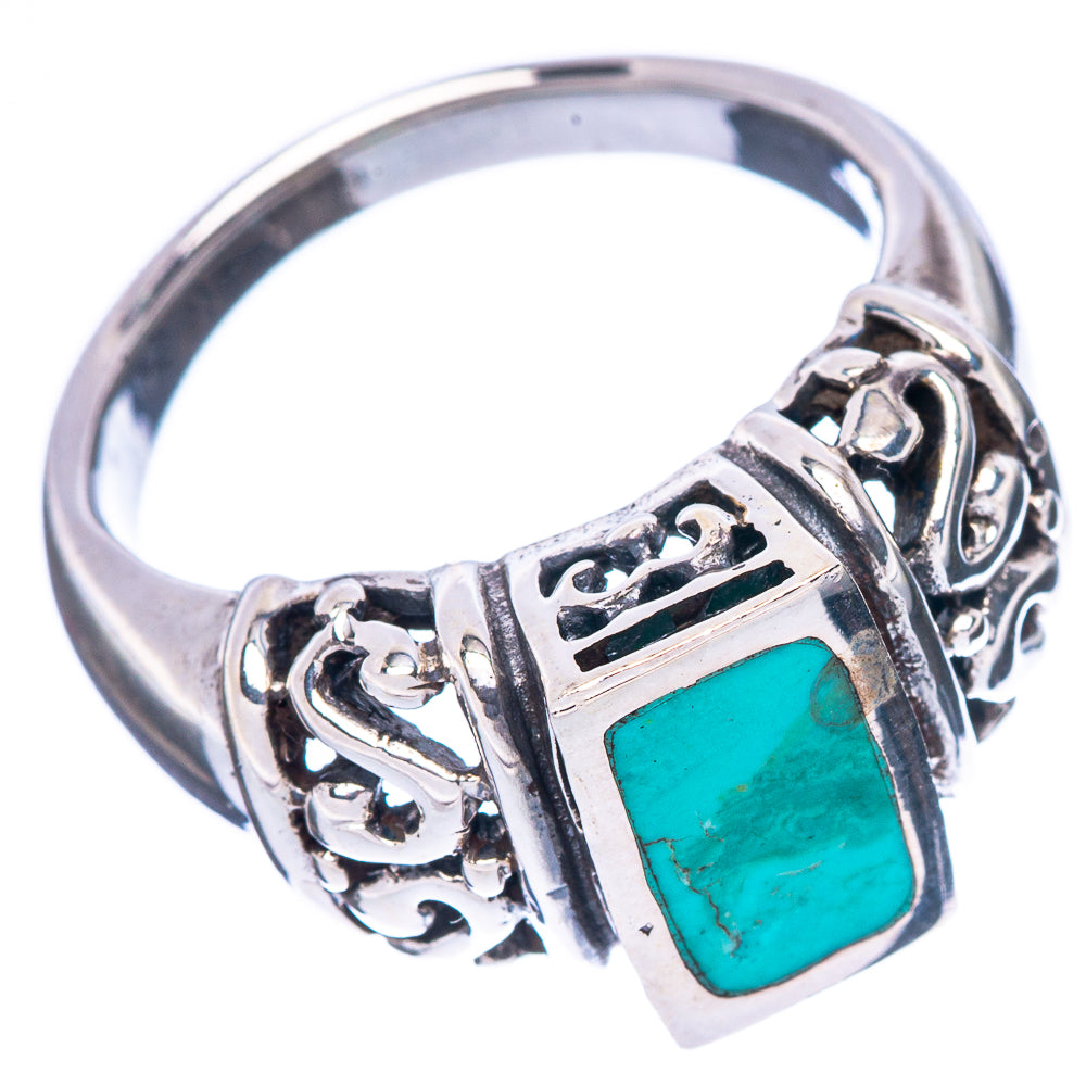 Rare Arizona Turquoise Ring Size 8.5 (925 Sterling Silver) R2288