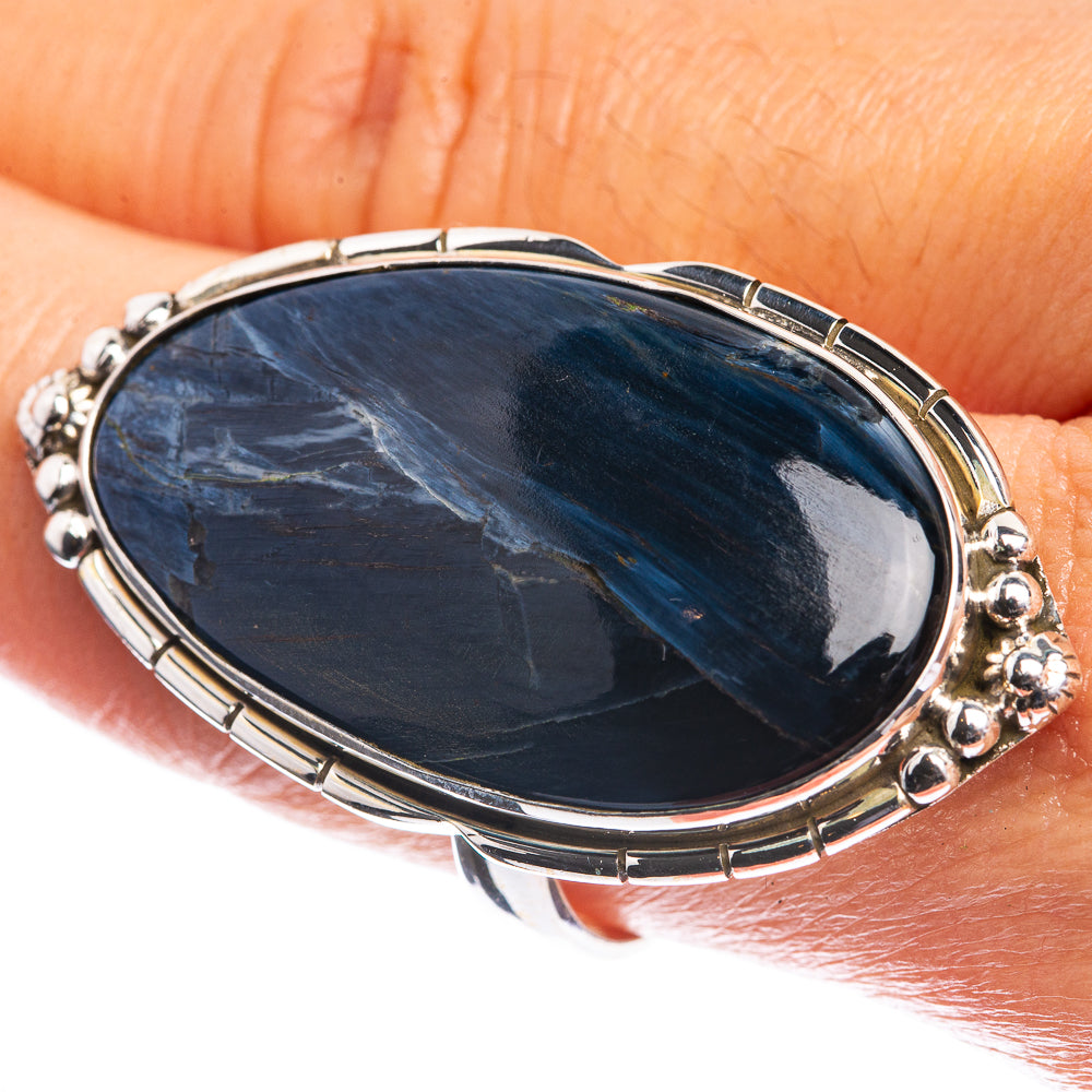 Huge Pietersite 925 Sterling Silver Ring Size 10