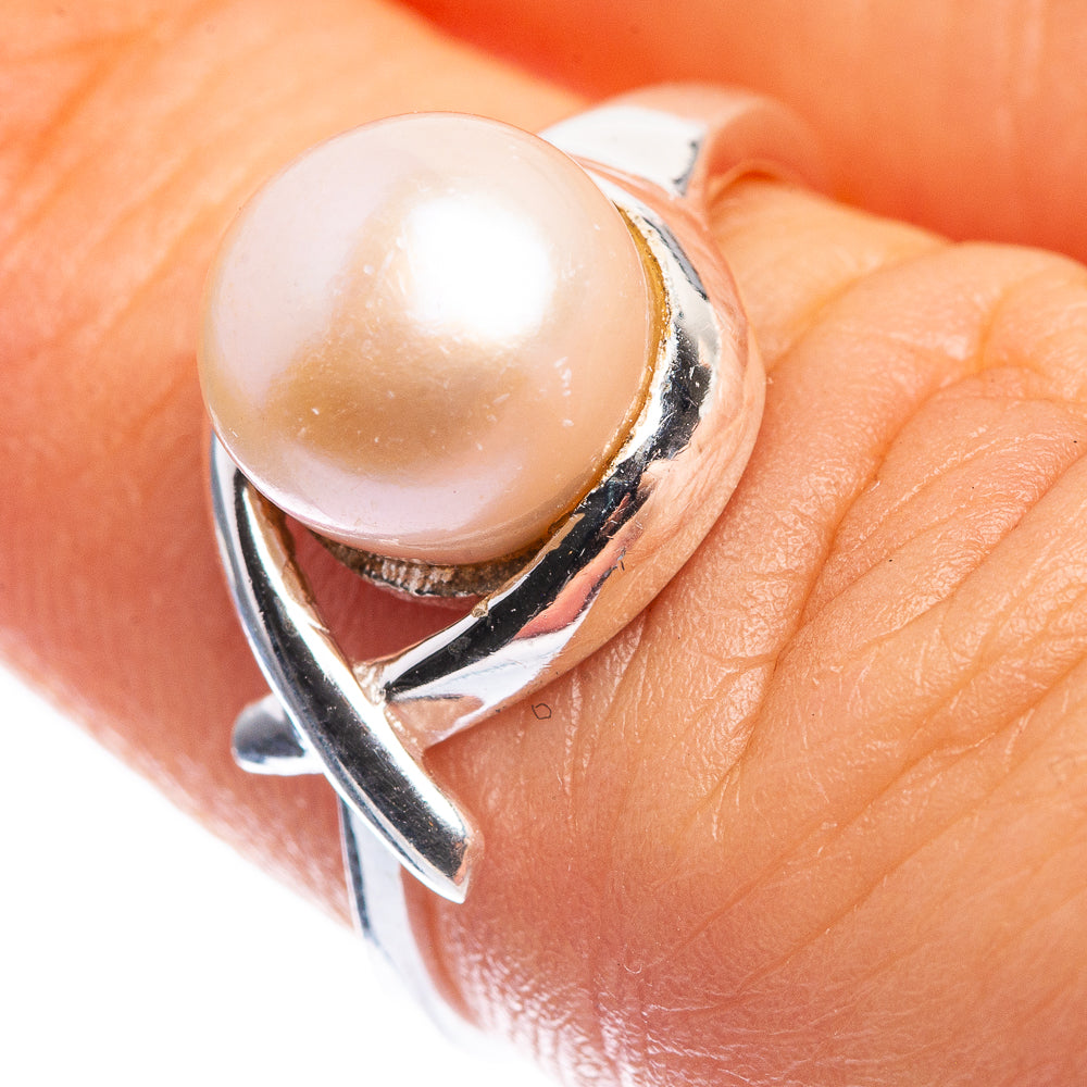 Cultured Pearl Dainty Ring Size 6 (925 Sterling Silver) R142607
