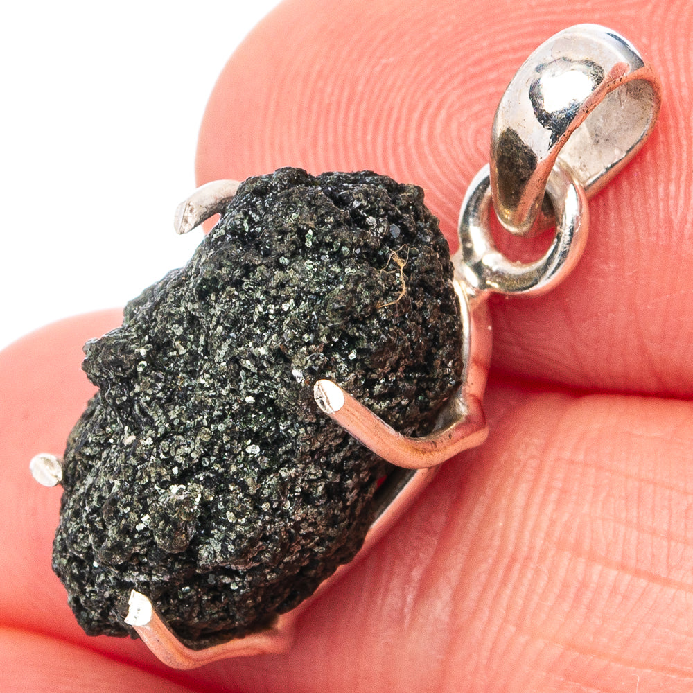 Rare Primalite Crystal Pendant 1" (.925 Sterling Silver)