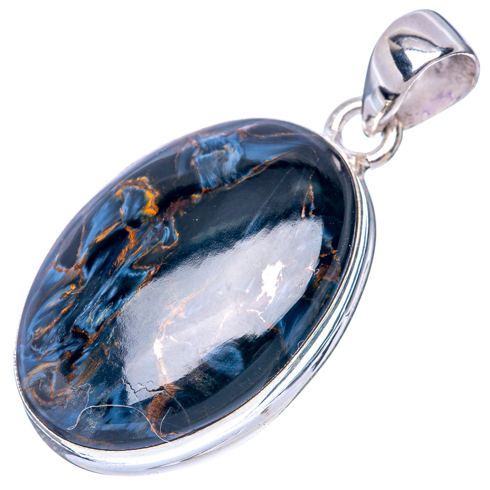 Pietersite Pendant 1 1/2" (925 Sterling Silver) P42805