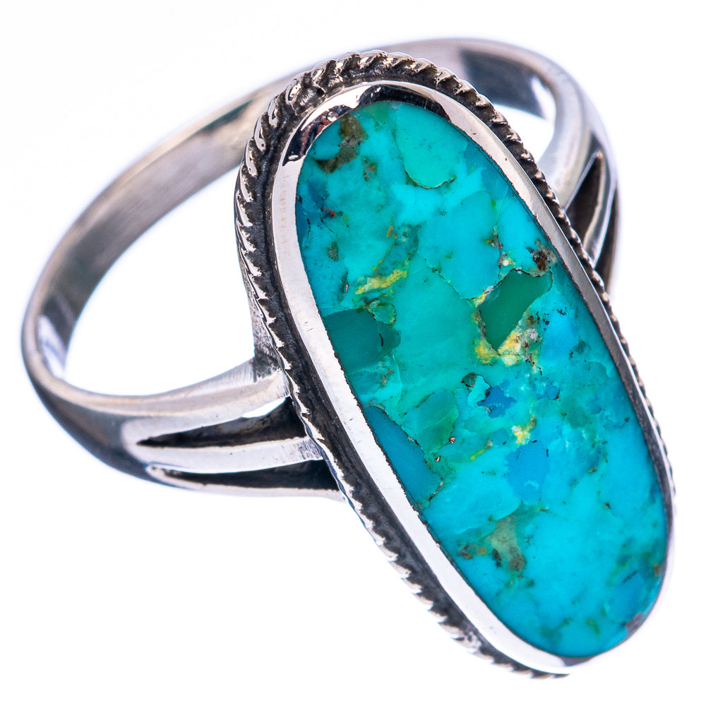 Rare Arizona Turquoise Ring Size 10.75 (925 Sterling Silver) R3253