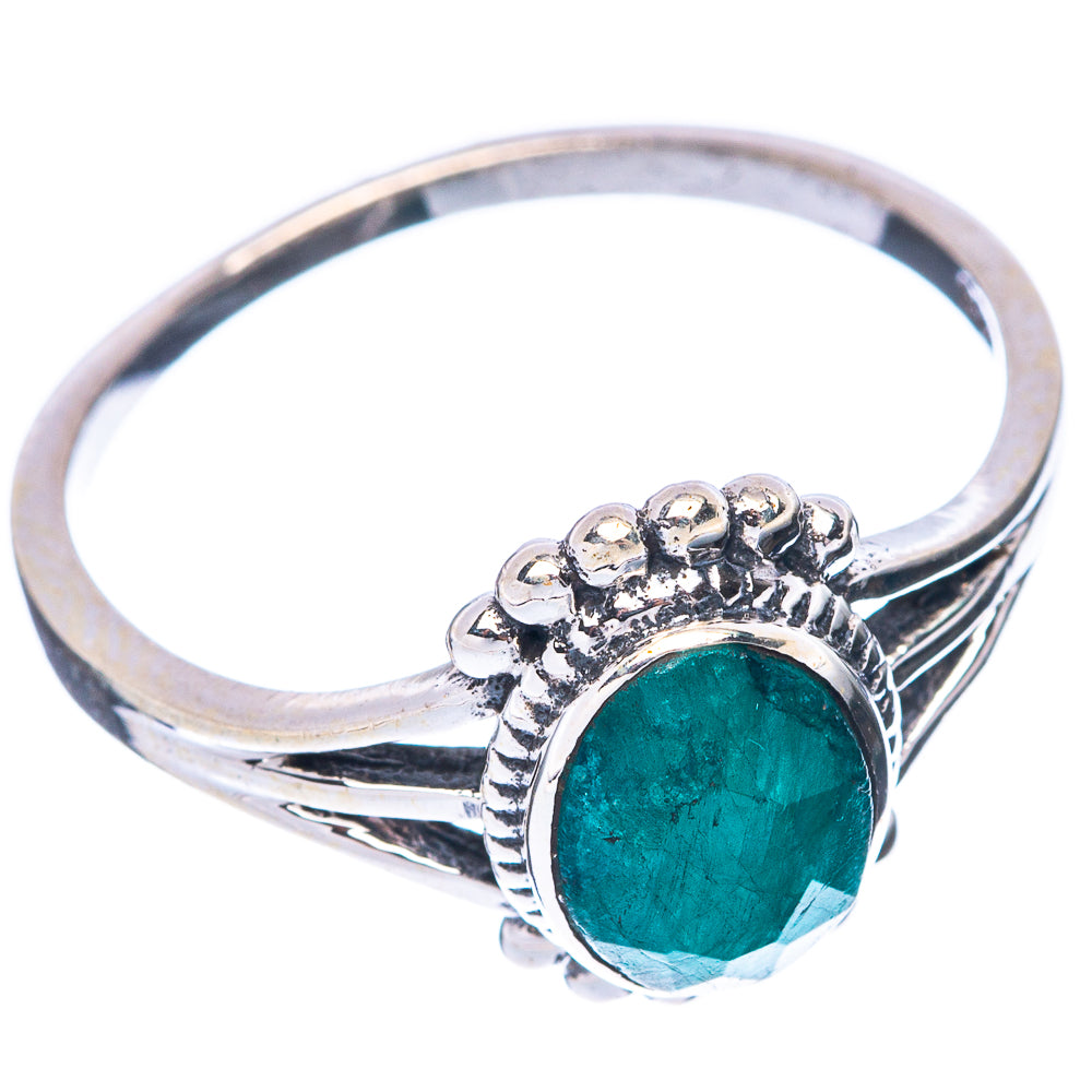 Green Sillimanite Ring Size 7.75 (925 Sterling Silver) R5631