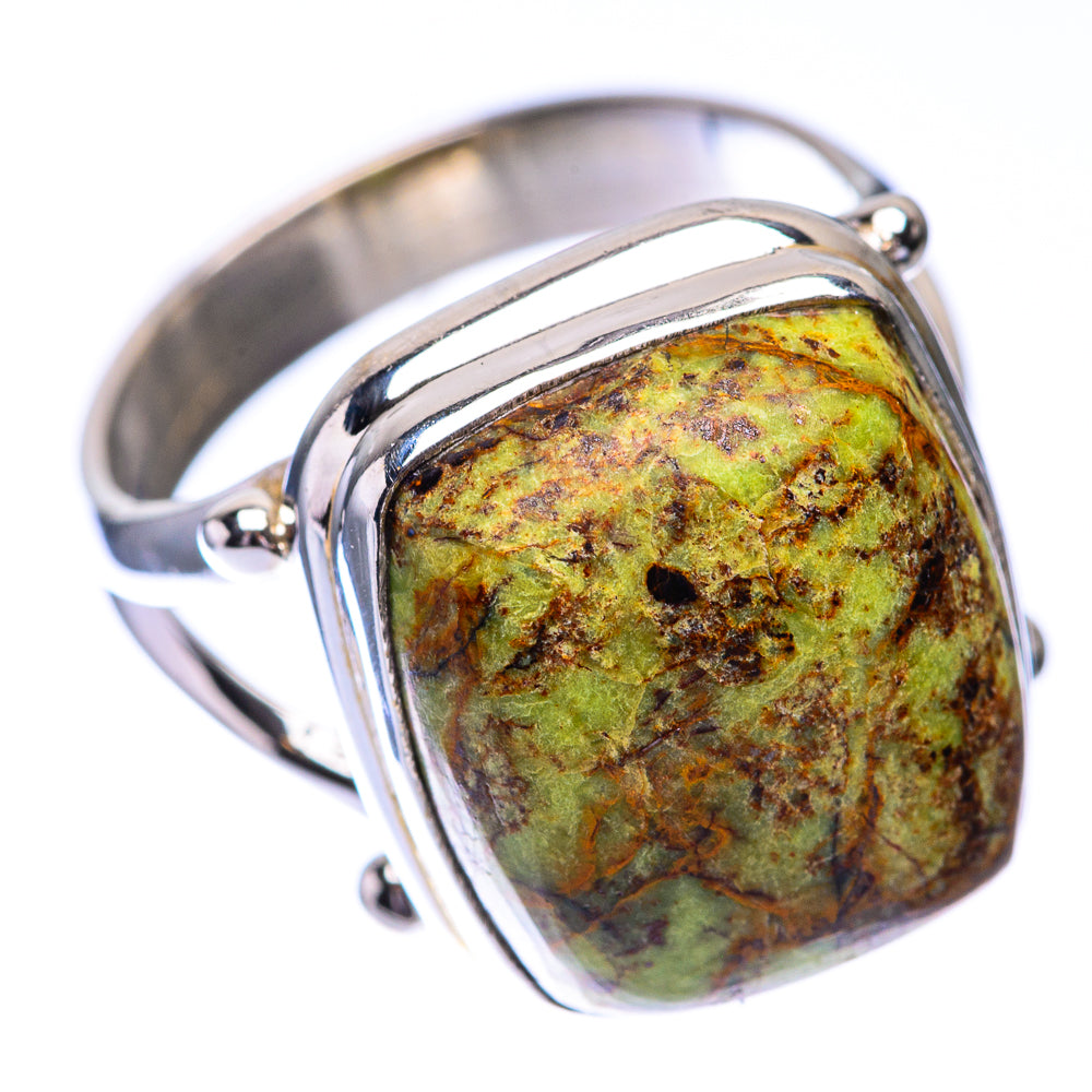Gaspeite Ring Size 6.5 (925 Sterling Silver) R140755