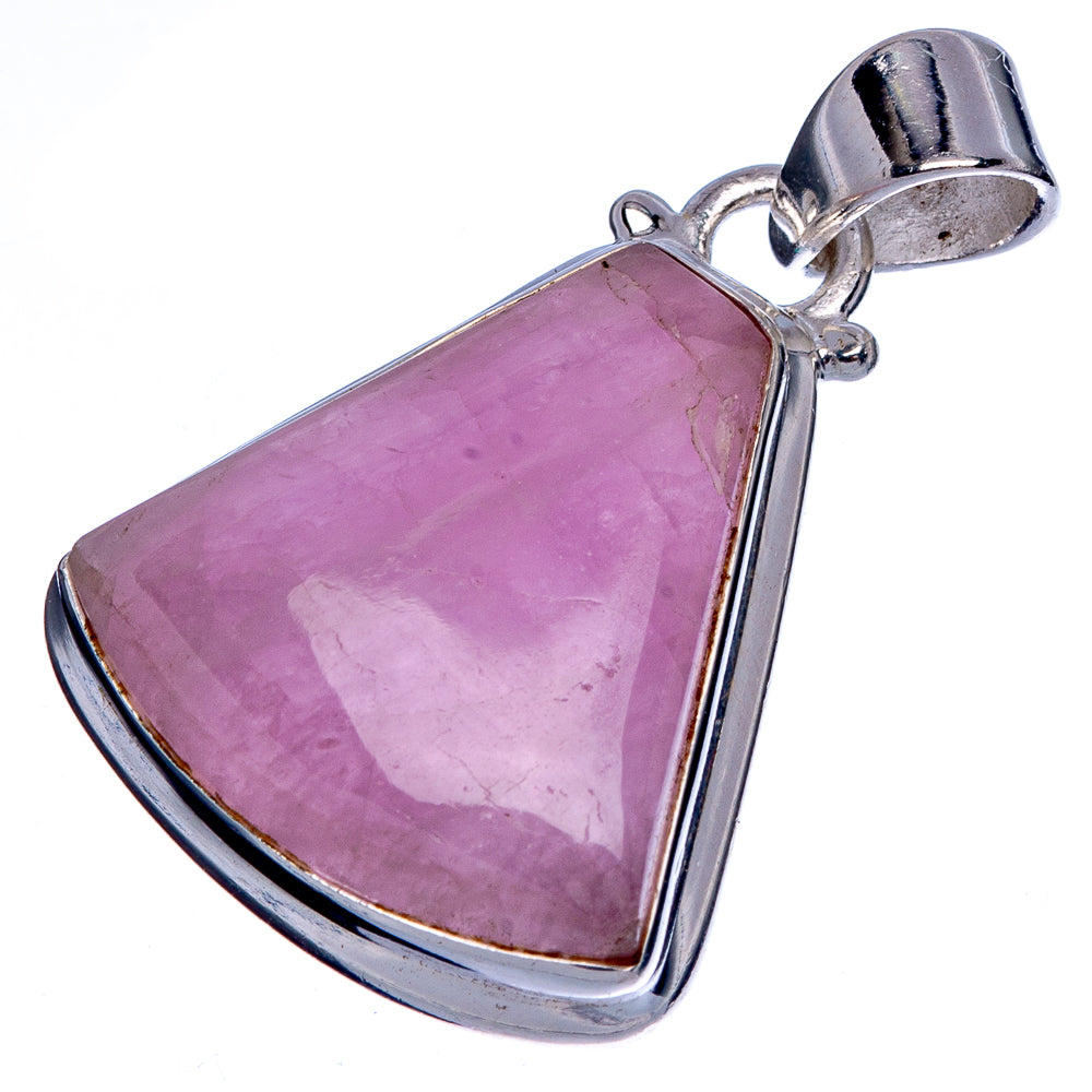 Kunzite Pendant 1 3/8" (925 Sterling Silver) P40377