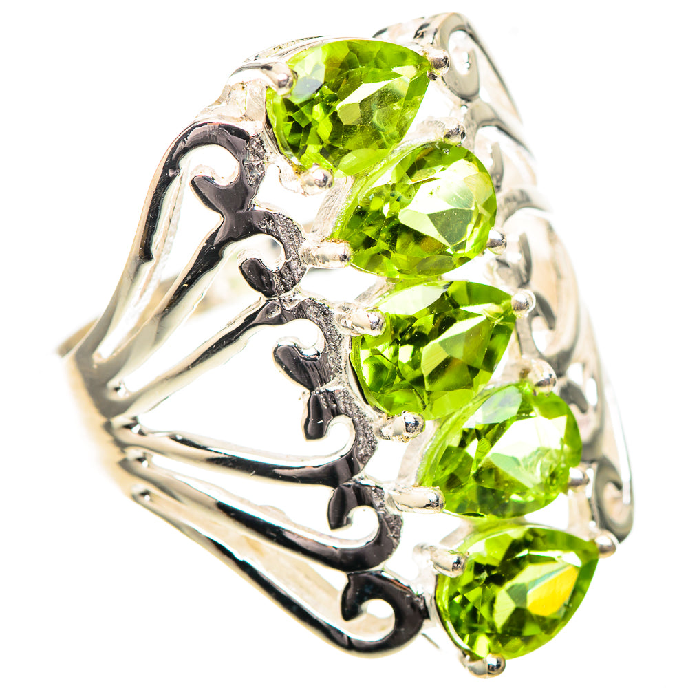 Peridot Ring Size 8.25 (925 Sterling Silver) RING138928