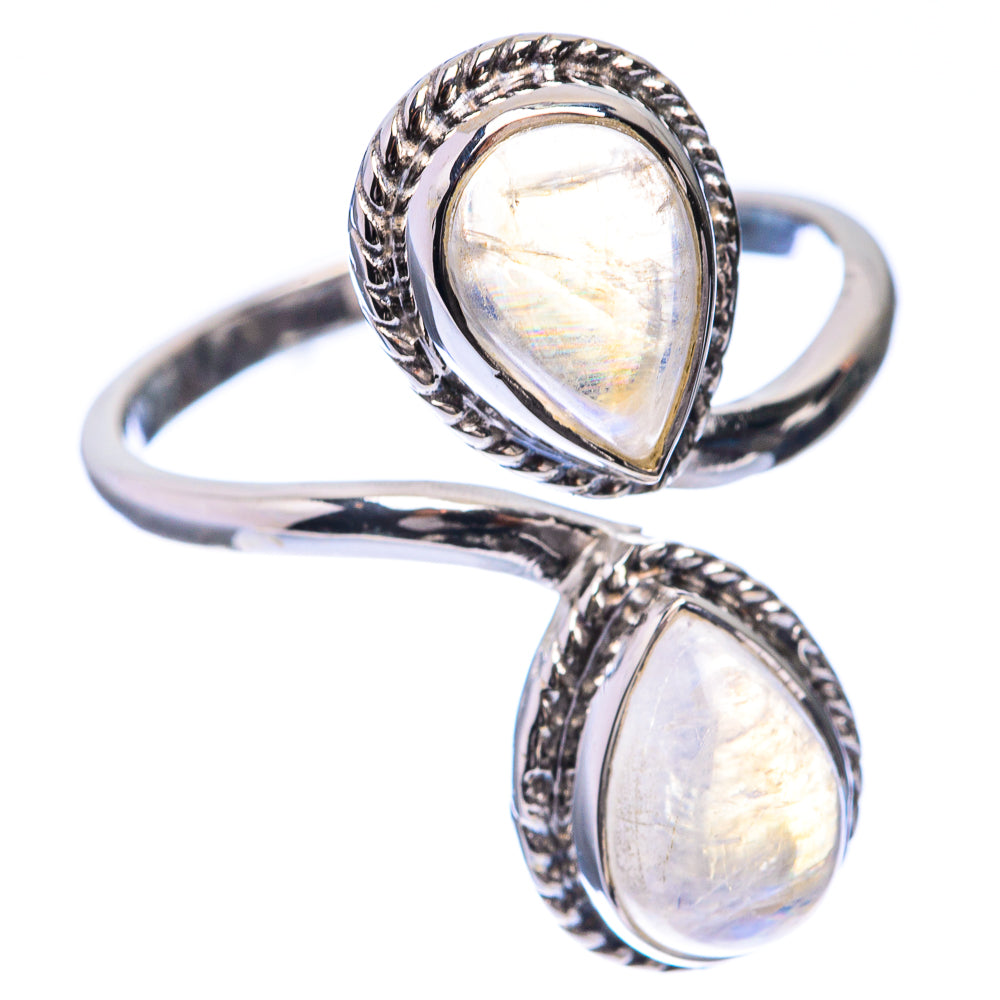 Premium Rainbow Moonstone Ring Size 9 (925 Sterling Silver) R141890