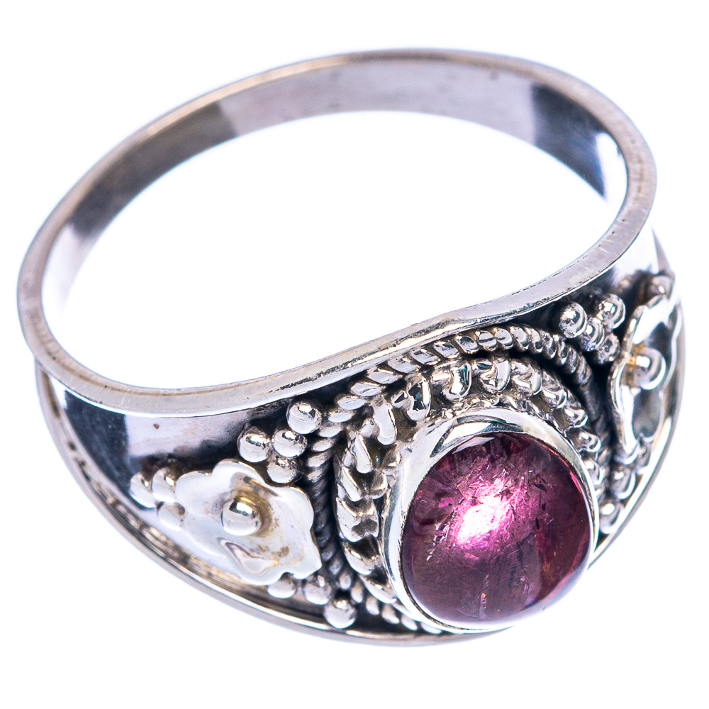 Pink Tourmaline Dainty Ring Size 8 (925 Sterling Silver) R145392