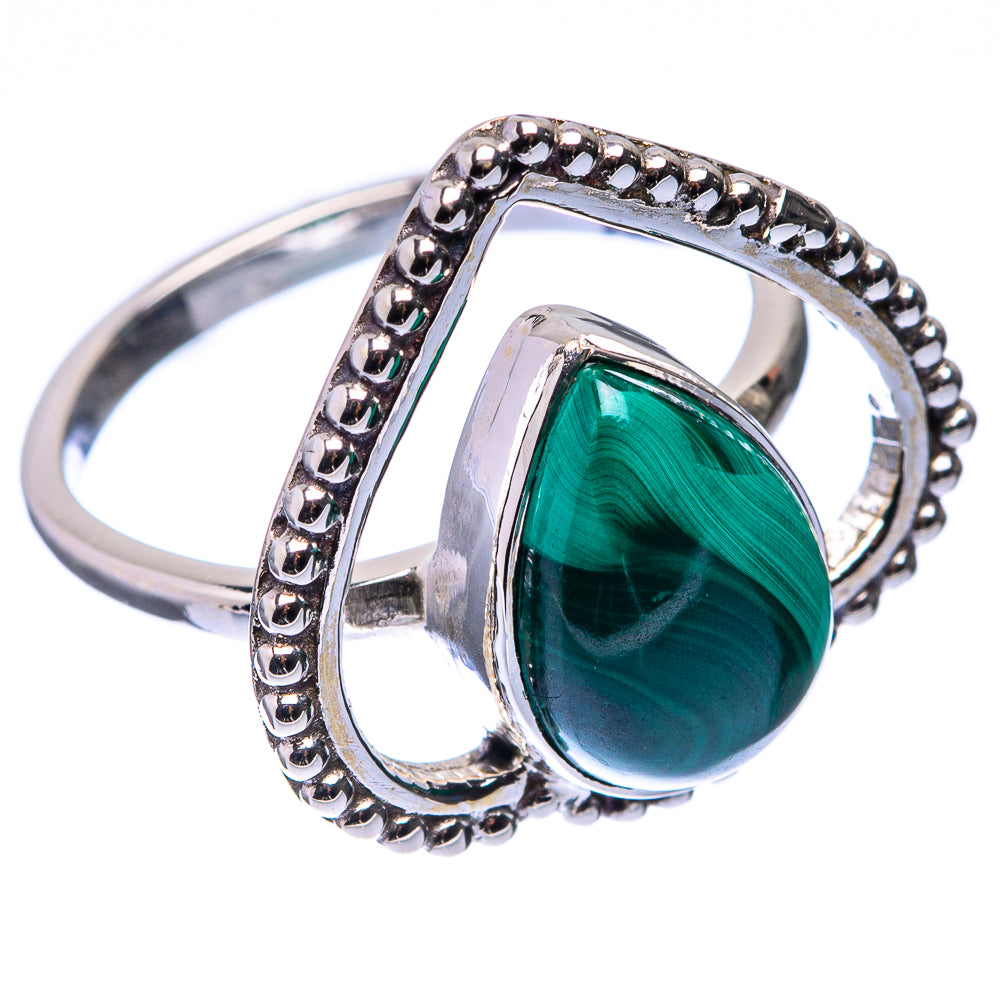 Premium Malachite Ring Size 7.5 (925 Sterling Silver) R141767