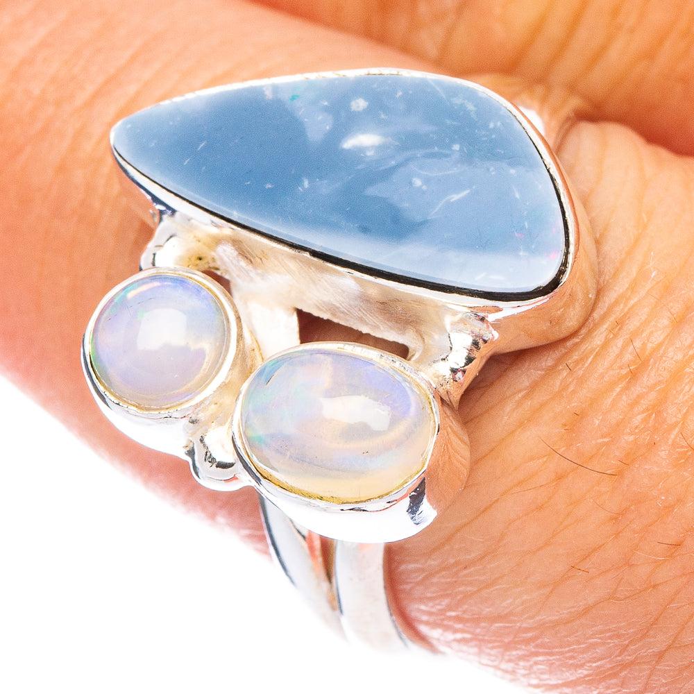 Rare Doublet Opal, Ethiopian Opal Ring Size 8.25 (925 Sterling Silver) R7529