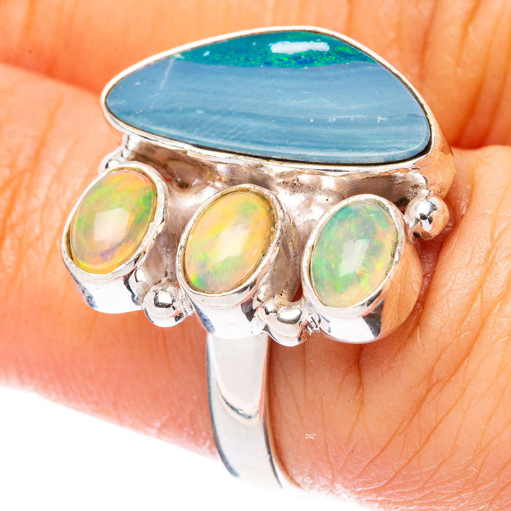 Rare Doublet Opal, Ethiopian Opal Ring Size 6.25 (925 Sterling Silver) R4289