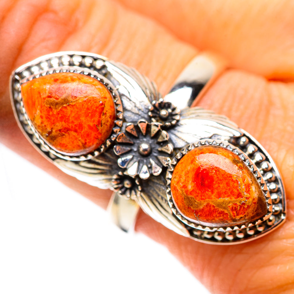 Sponge Coral Ring Size 9 (925 Sterling Silver) RING138433