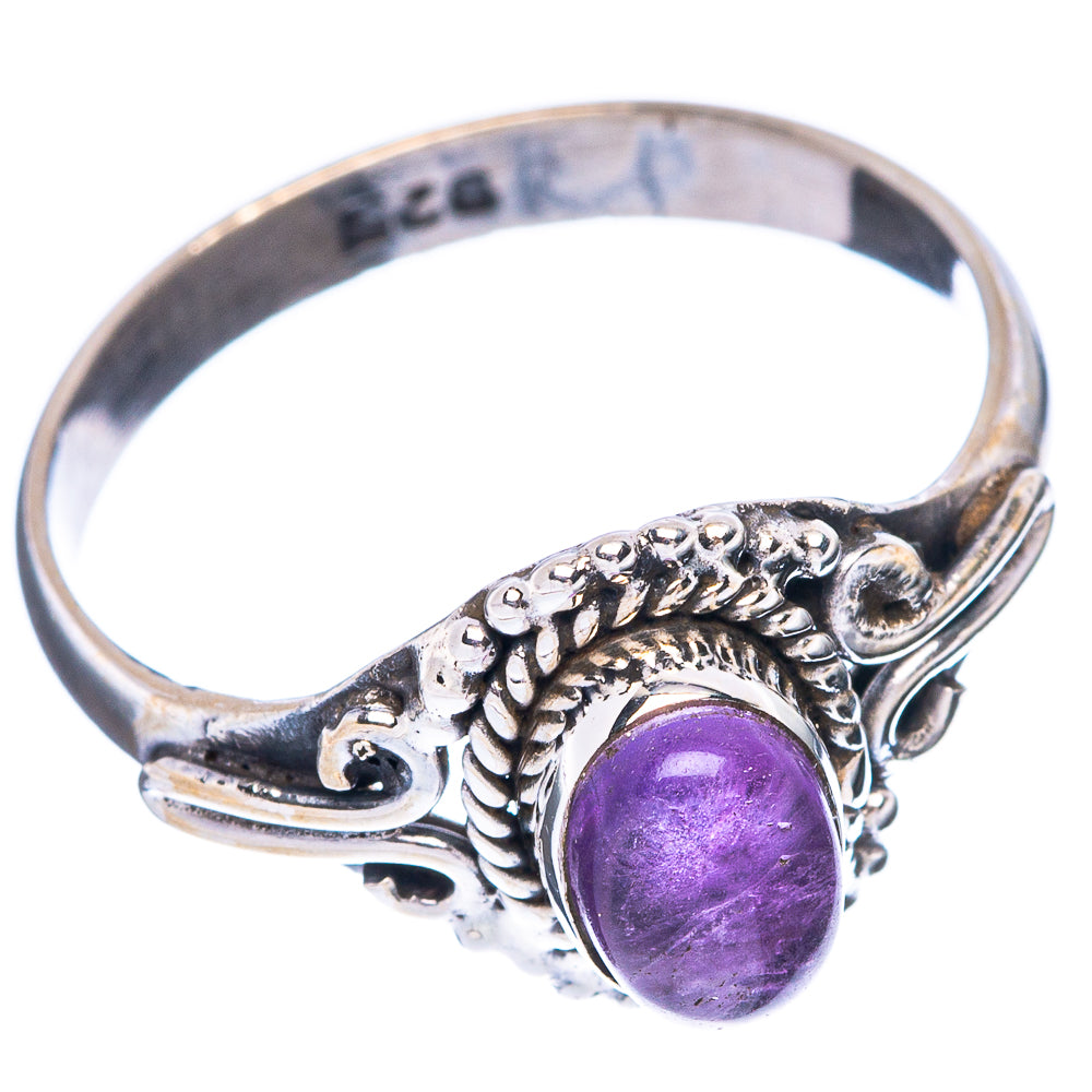Amethyst Dainty Ring Size 8 (925 Sterling Silver) R5933