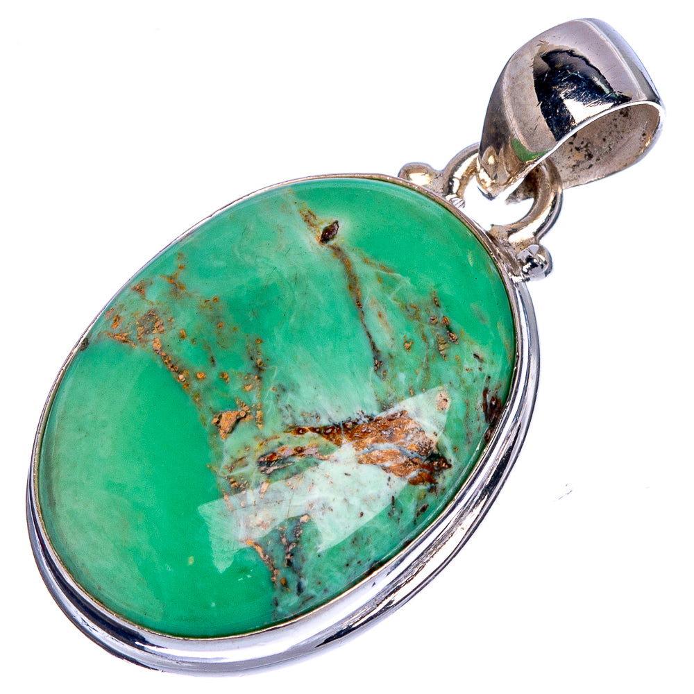Variscite Pendant 1 3/8" (925 Sterling Silver) P40714