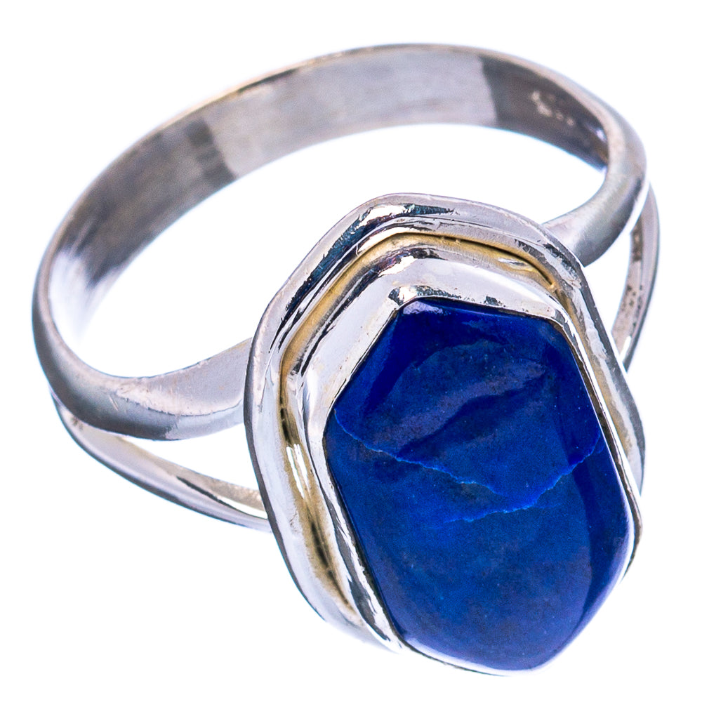 Lapis Lazuli Ring Size 6.5 (.925 Sterling Silver)
